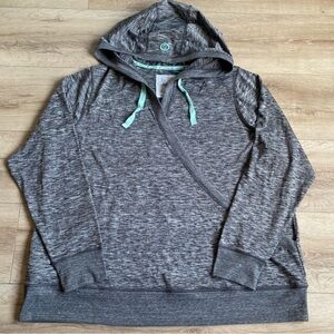 X - Active Zone Faux-Wrap Hoodie